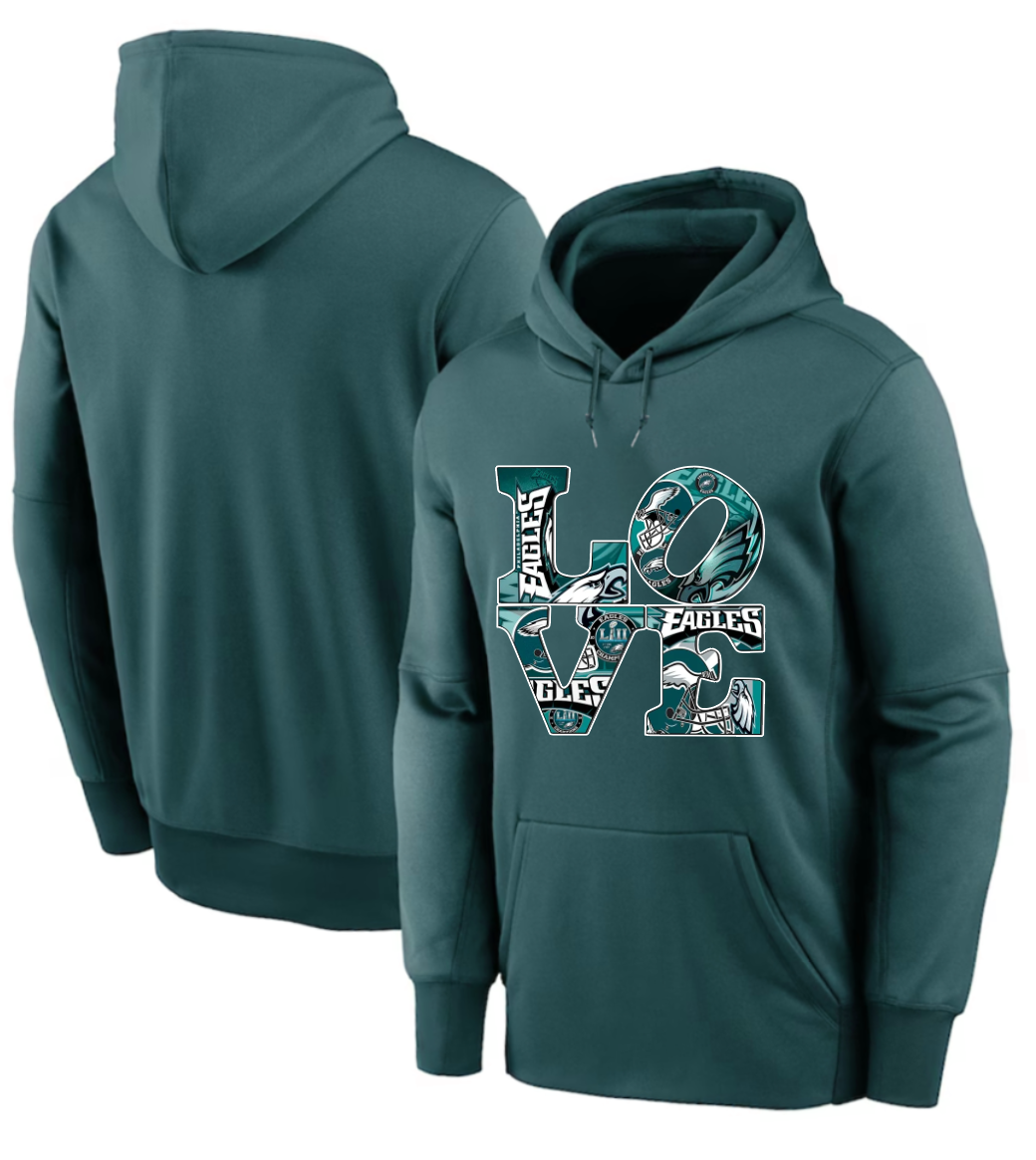 Men 2025 Philadelphia Eagles green hoodie style 8->los angeles dodgers->MLB Jersey